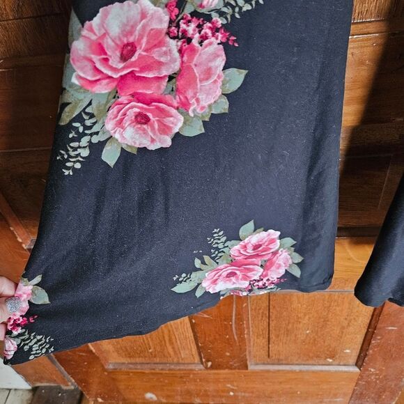 BONGO Wide Leg Stretch Waist Pants Womens Large Soft Flowy Lounge Boho Comfy - Picture 4 of 9